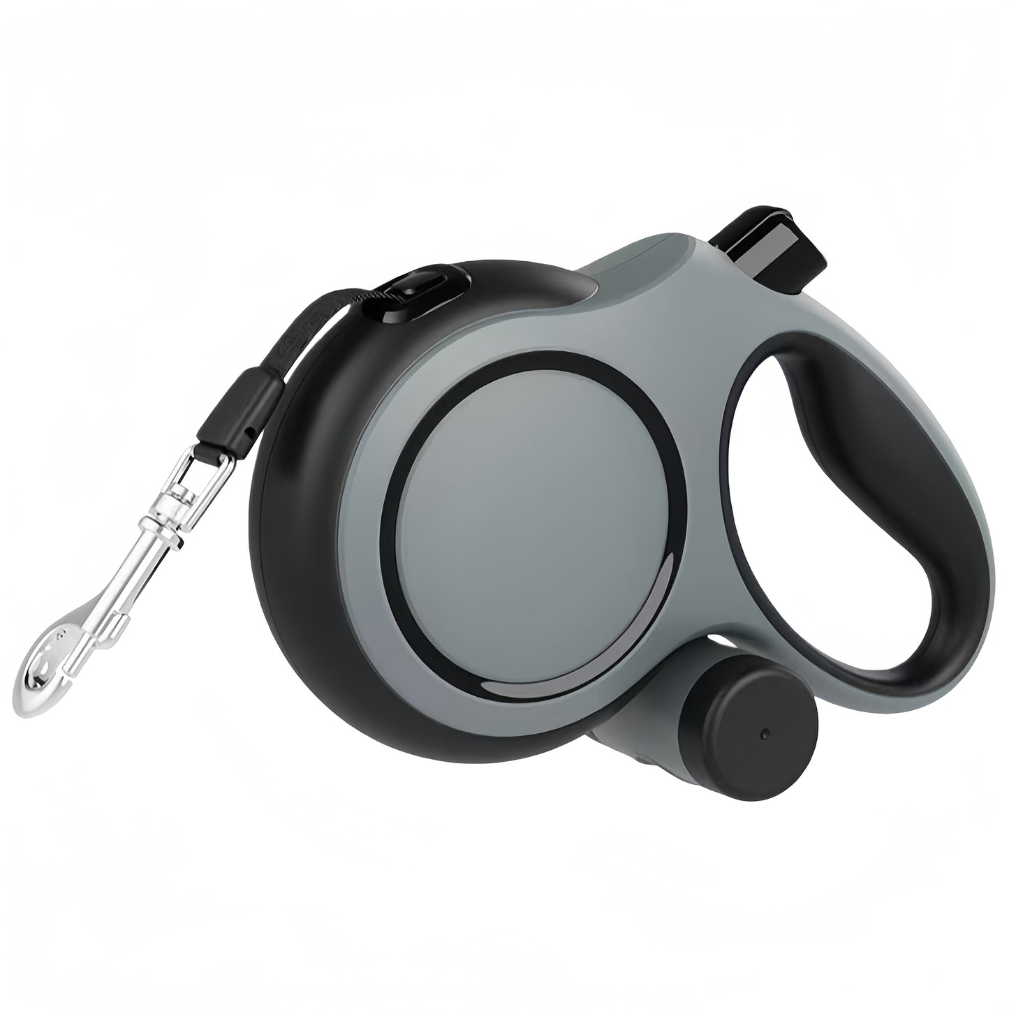Heavy Duty Retractable Dog Leash (16ft/26ft) - 360° Tangle-Free Walking Leash with Anti-Collision, One-Button Brake & Lock, and Detachable Poop Bag Holder - Durable Pet Leash for Small to Large Dogs